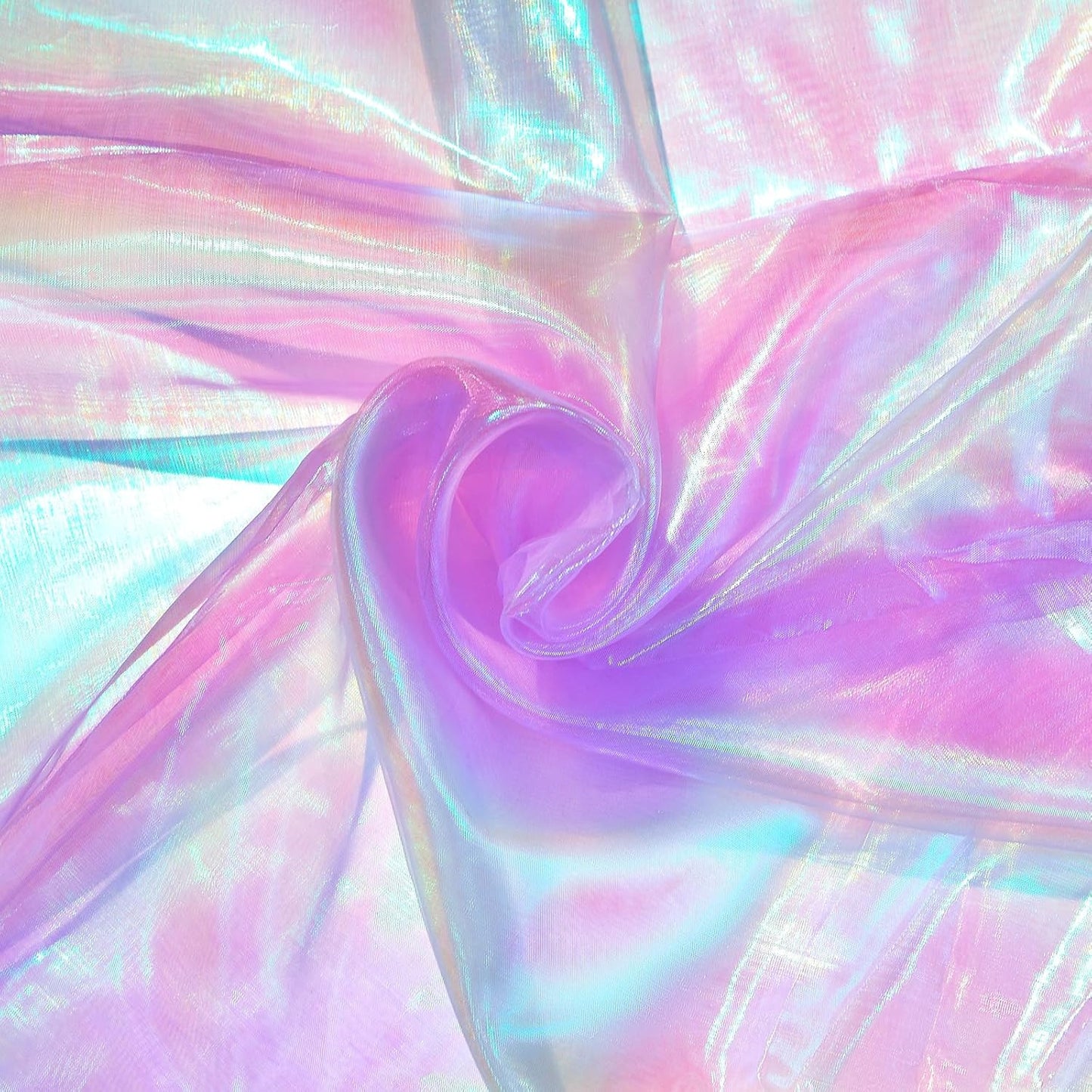 Iridescent Fabric Organza 22 Yard for DIY Dress and Decor
