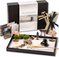 Zen Garden Kit 11x8in Desktop Sand Garden - Calming Desk Decor