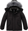 Boys' Winter Puffer Coat Waterproof Fleece Parka - Warm & All-Weather