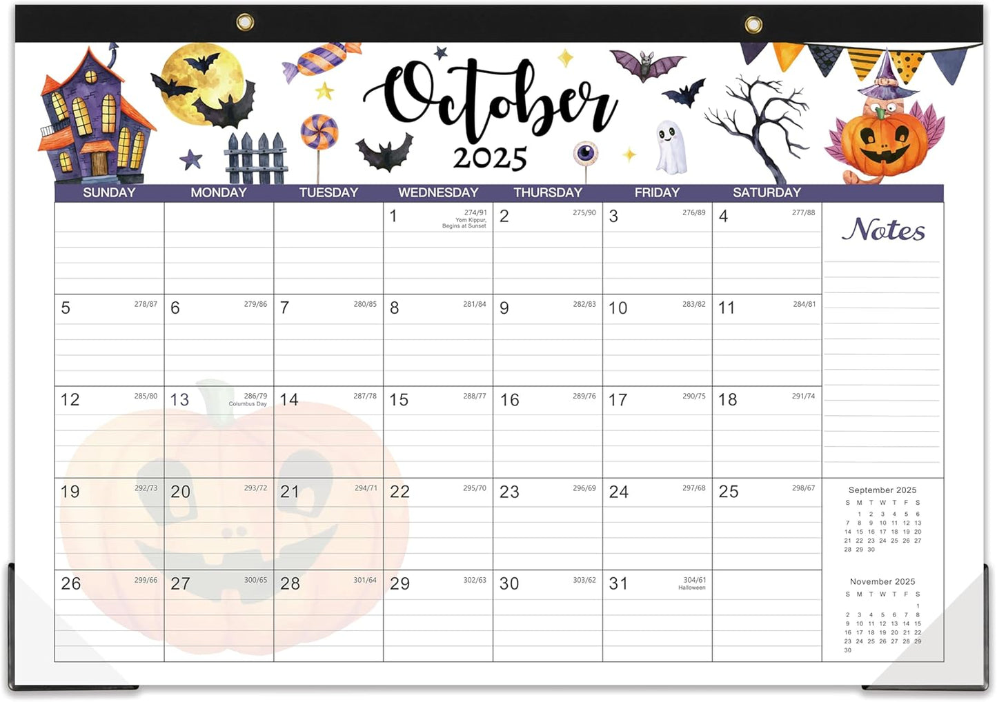 2025-2026 Desk Calendar: Large Ruled Blocks for Easy Planning!