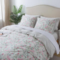 Duvet Dover Queen Size Comforter Cover - 100% Cotton Wildflower