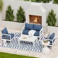 UDPATIO Aluminum Patio Furniture Set for Oversized Comfort