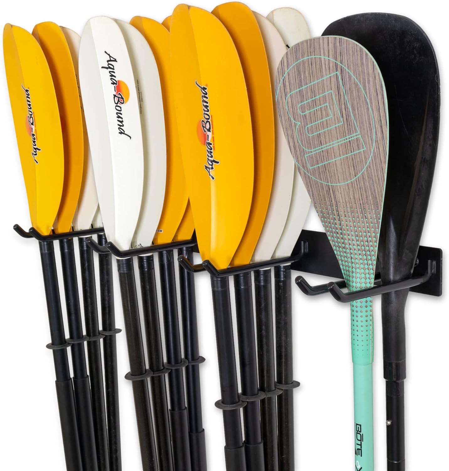 Paddle Storage Wall Rack for Kayak, Canoe, and SUP Paddles