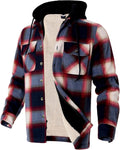 Heavy Thick Flannel Plaid Jacket Sherpa Fleece Lined (Style L5G8)