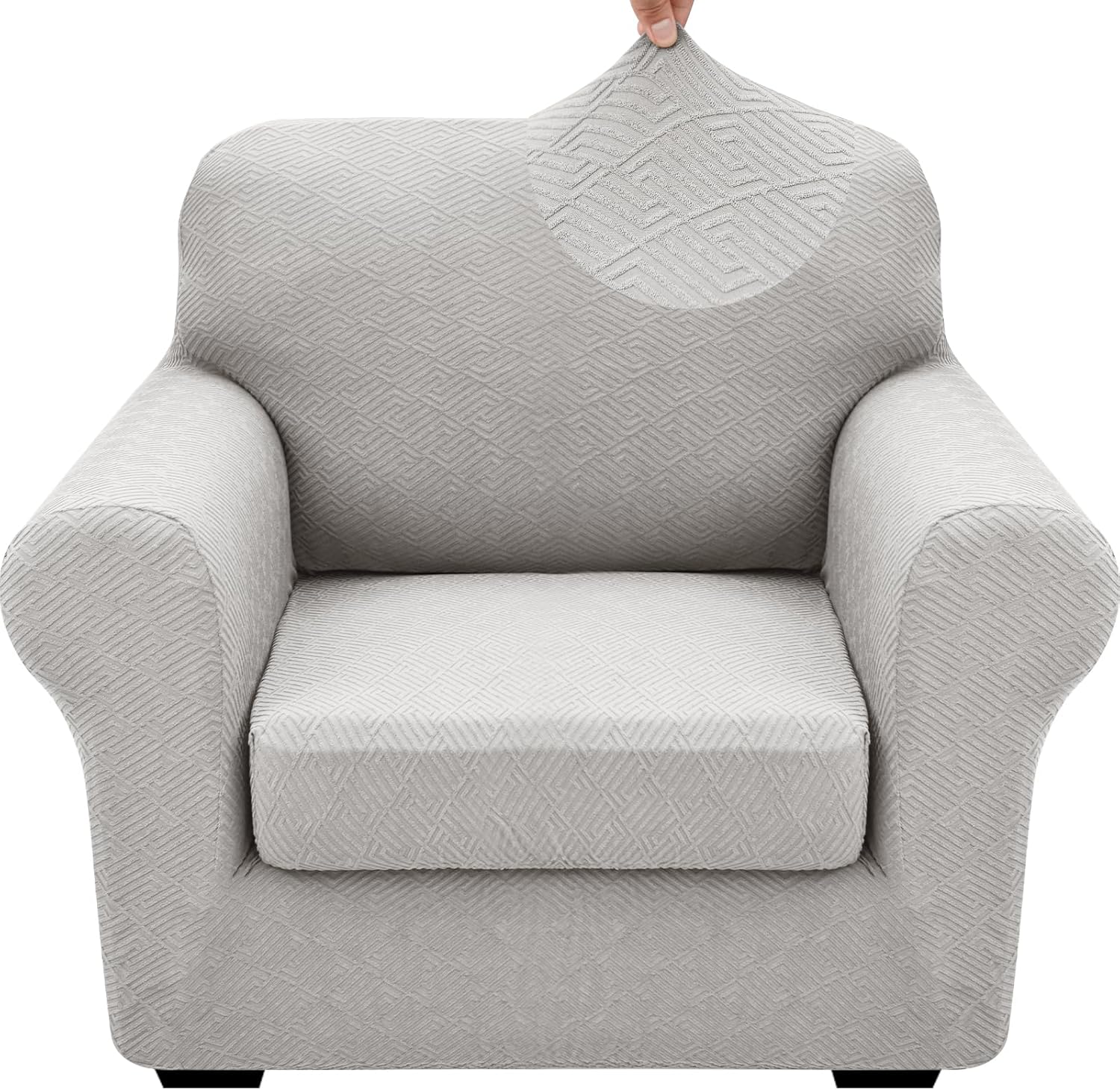 XINEAGE Super Stretch Chair Covers with Arms for Living Room