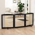 Freestanding Pet Gate for Dogs 24in 3-Panel - Foldable Indoor Barrier