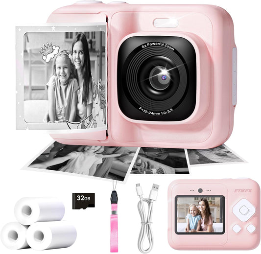 Kids Camera with Instant Print Feature for Creative Fun
