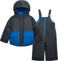 Carter's Boys Heavyweight 2-Piece Skisuit Snowsuit Set - Hooded Warmth