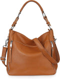 YALUXE Genuine Leather Shoulder Bag - Stylish Everyday Hobo
