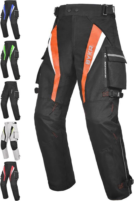 Motorcycle Pants for Men and Women Armored Cordura Overpants