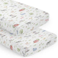 Sweet Jojo Designs 2-Piece Baby Crib Sheets Set (Farm Animals) - Snug