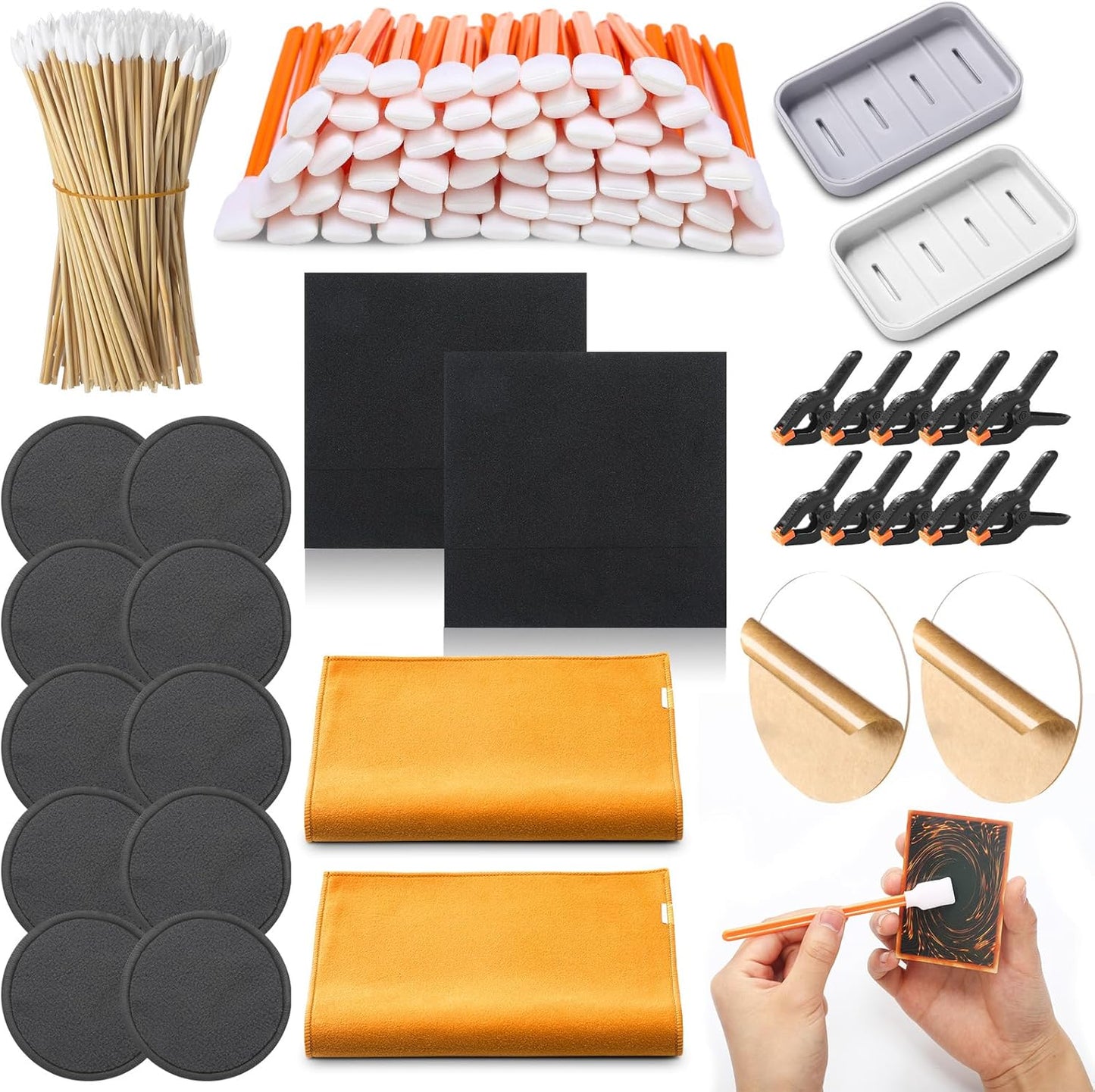 228 Pcs Card Cleaning Kit for TCG Collectors by Leinuosen