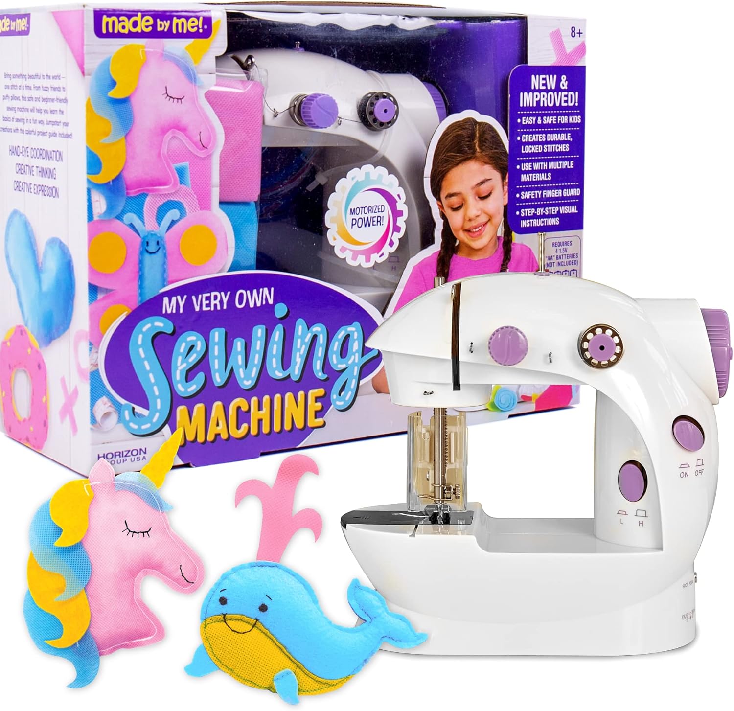 Portable Kids' Sewing Machine Kit - Learn to Sew Anywhere!