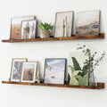Set of 2 Picture Ledge Shelves for Kids Books and Decor