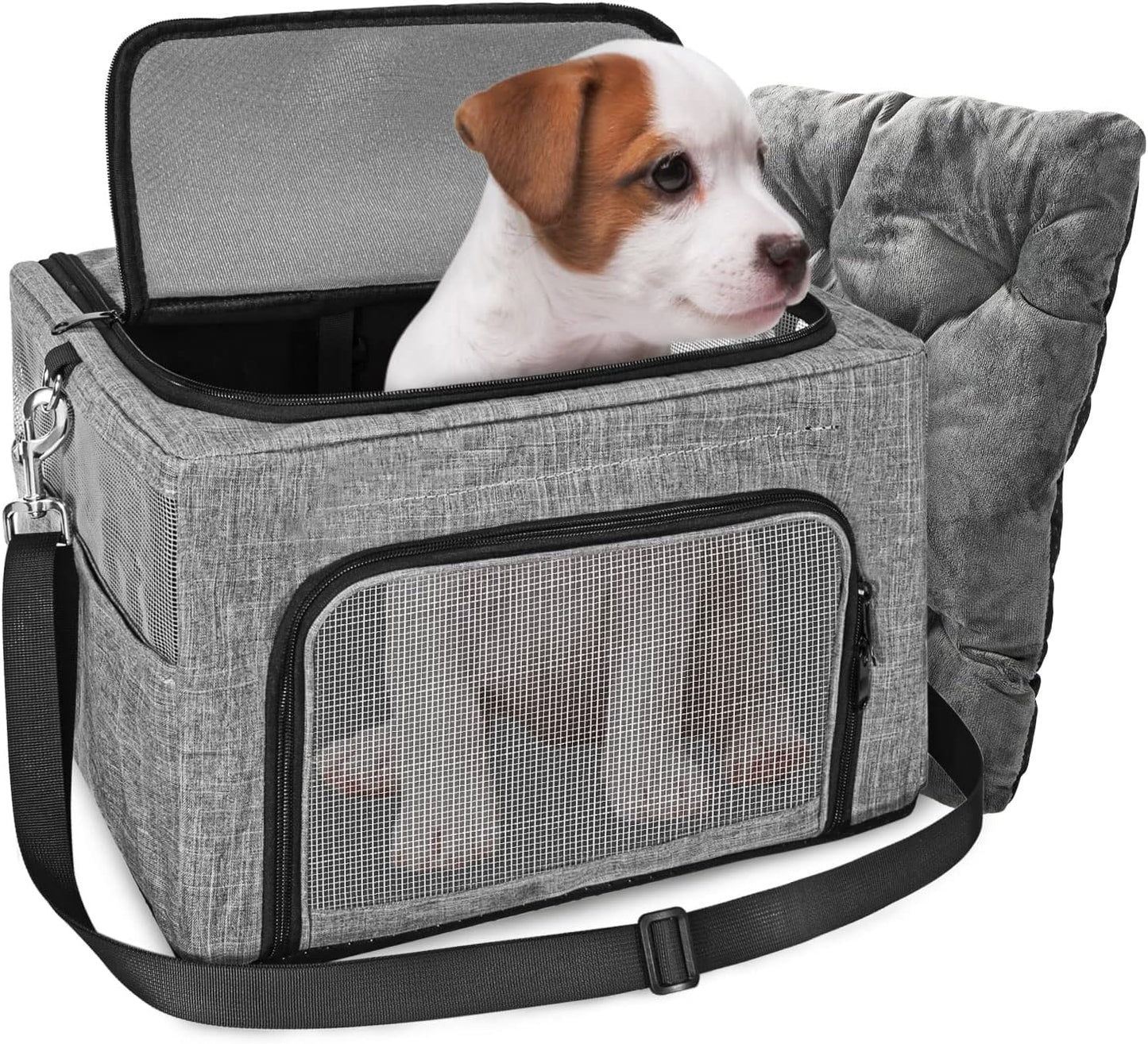 Safe & Portable Dog Car Seat for Small Pets