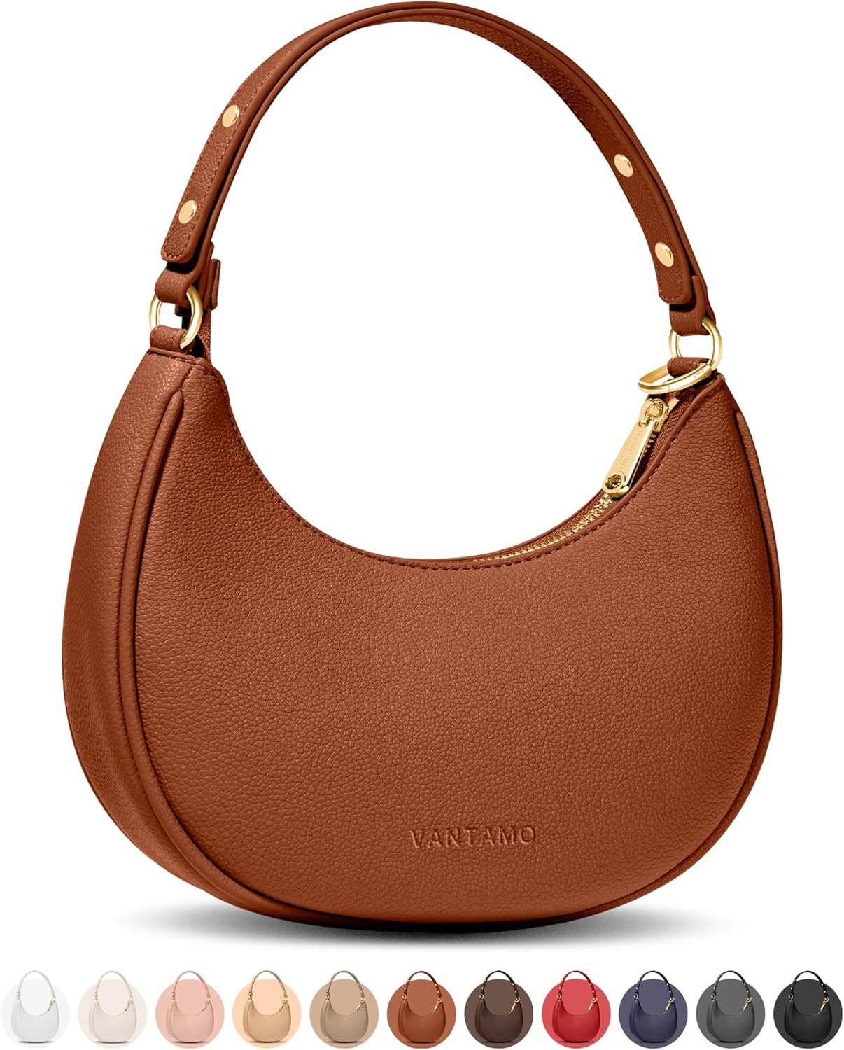 Vantamo Crescent Bags for Women with RFID Protection and Style