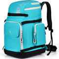 Ski Boot Bag 55L Waterproof Backpack for Men Women Lake Blue