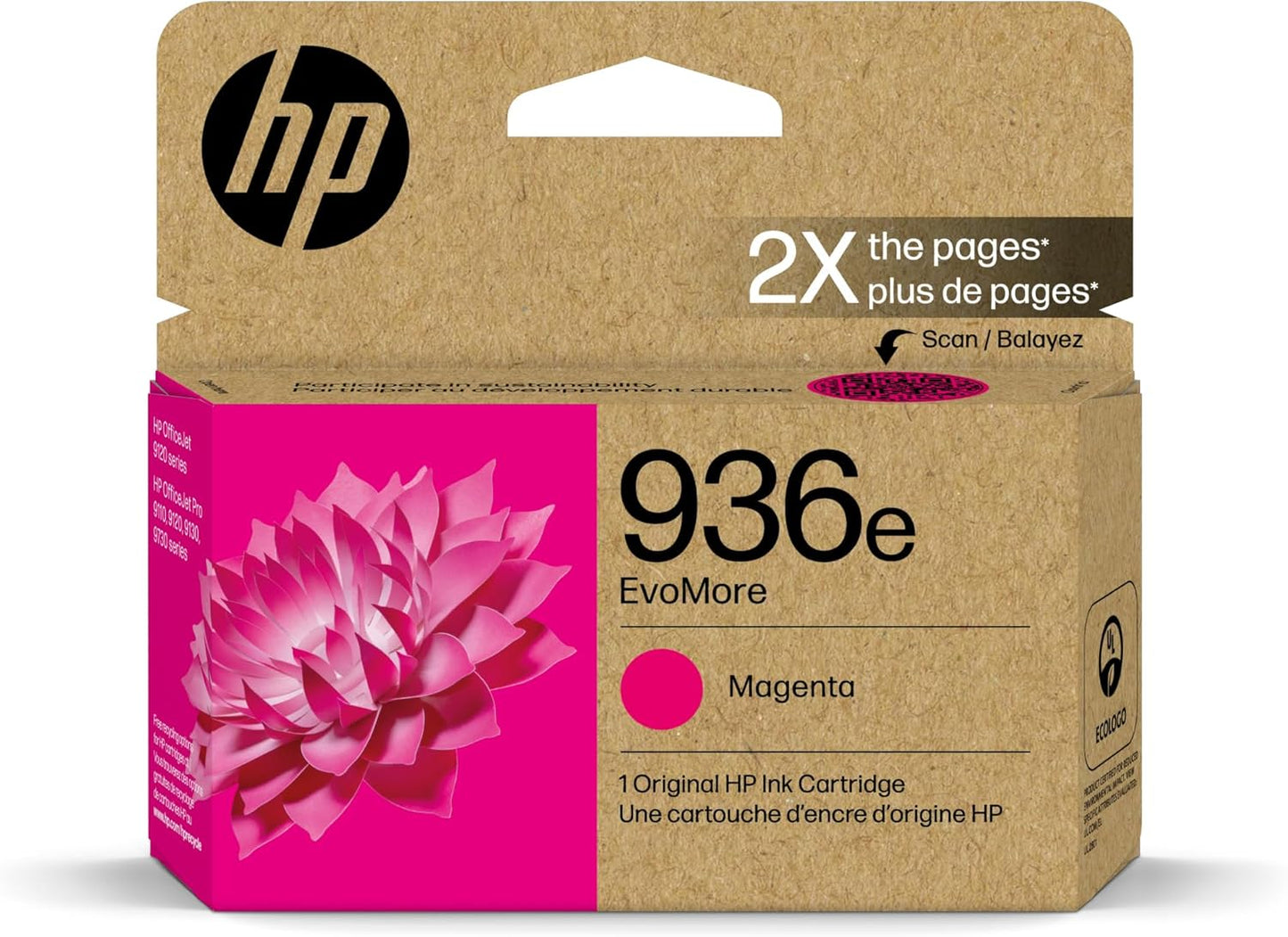 HP 936e Magenta Ink Cartridge for OfficeJet Pro and More