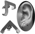 24K Gold Plated Triangle Stud Earrings for Women - Minimal V Shape