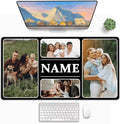 Personalized XXL Mouse Pad with Photos & Name - Desk Organization Essential