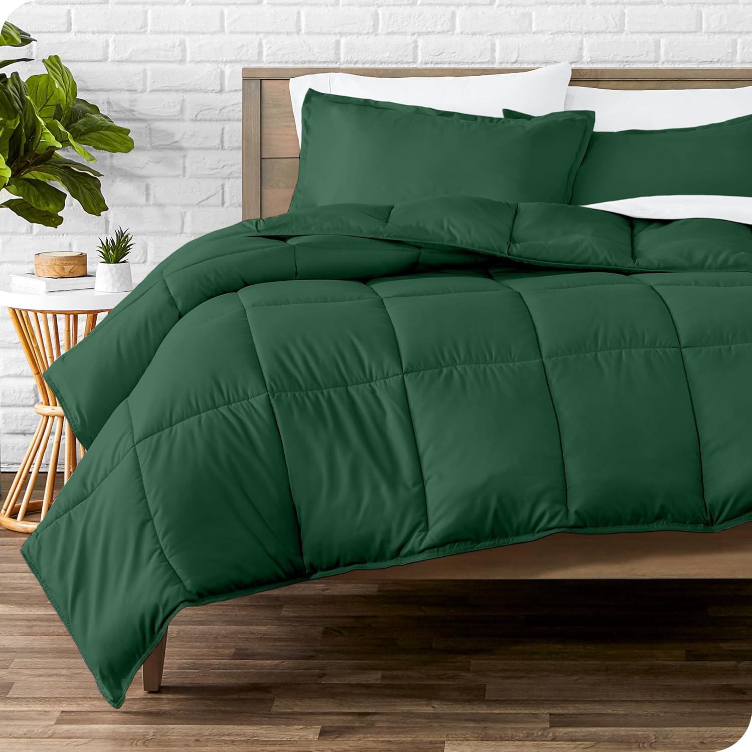 Bare Home Oversized Queen Comforter Set - Ultra-Soft Warmth
