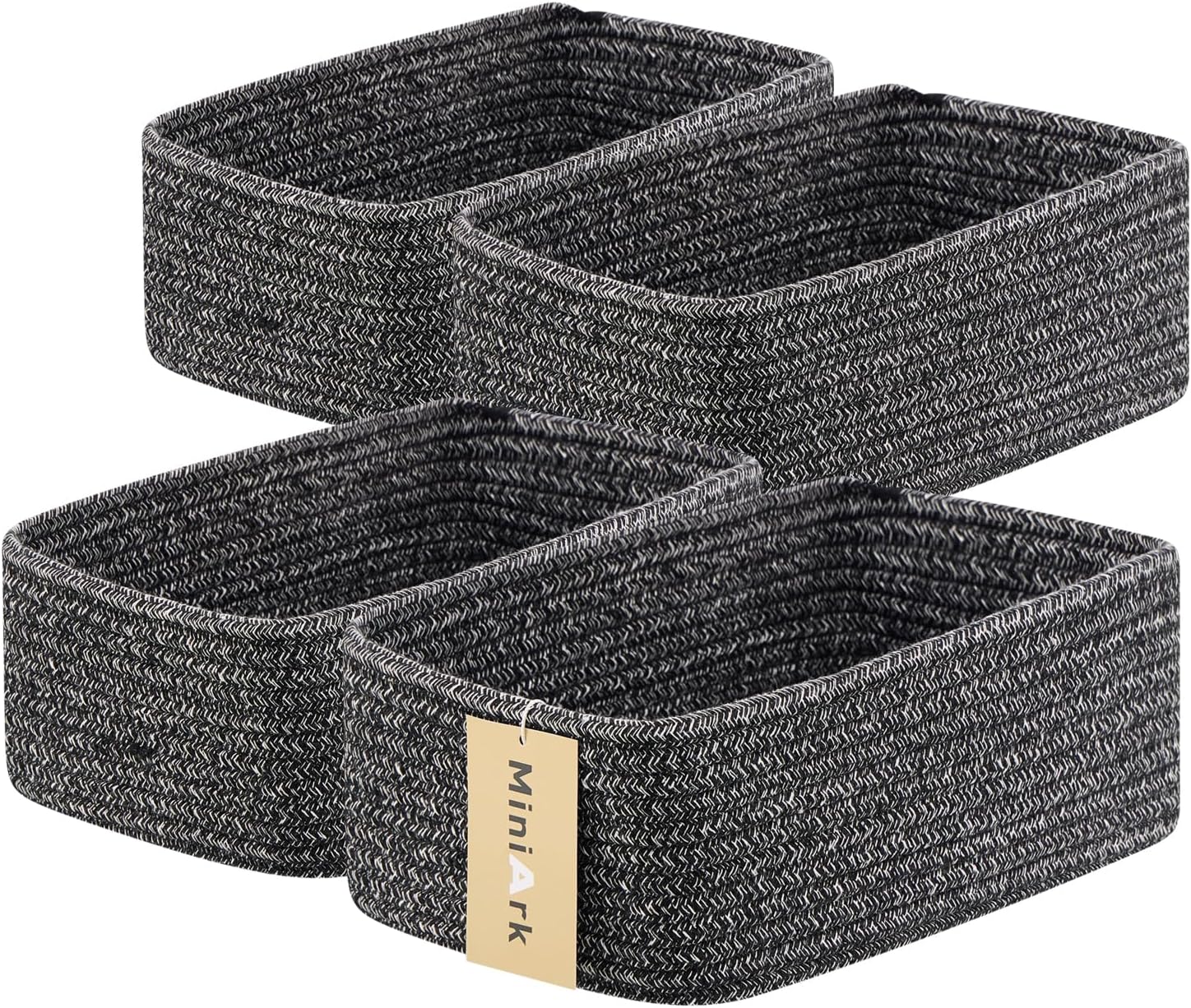 Small Storage Baskets for Organizing - Woven Rope Baskets