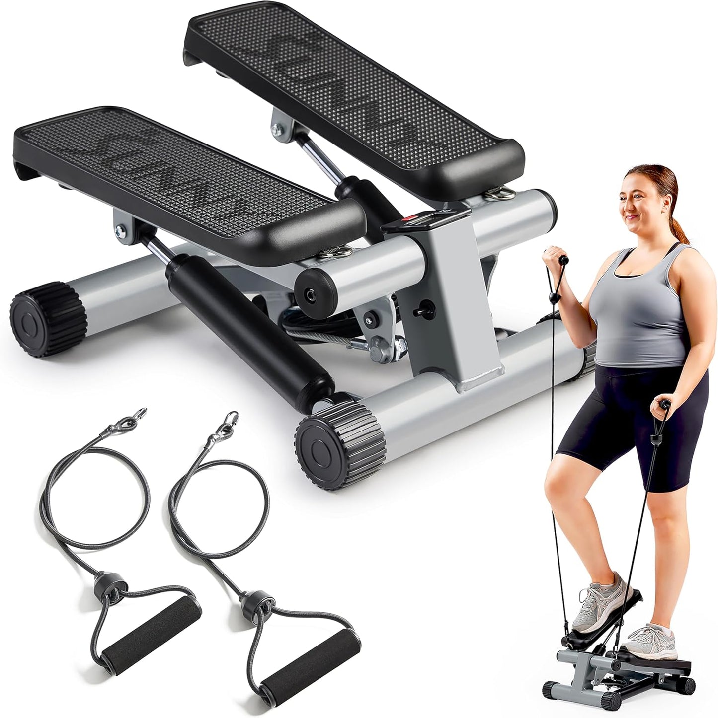 Sunny Health & Fitness Mini Stepper for Home Cardio Workouts