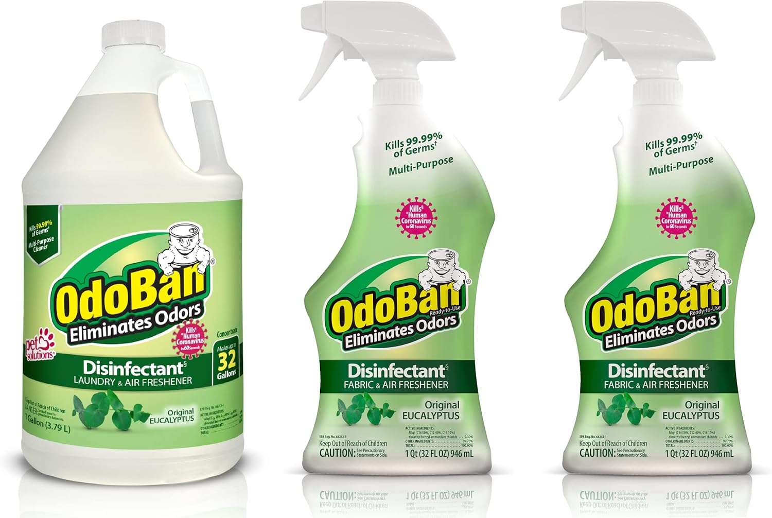 OdoBan Disinfectant and Odor Eliminator with Eucalyptus Scent