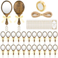 24 Set Vintage Hand Held Mirrors with Handle - Party Favor