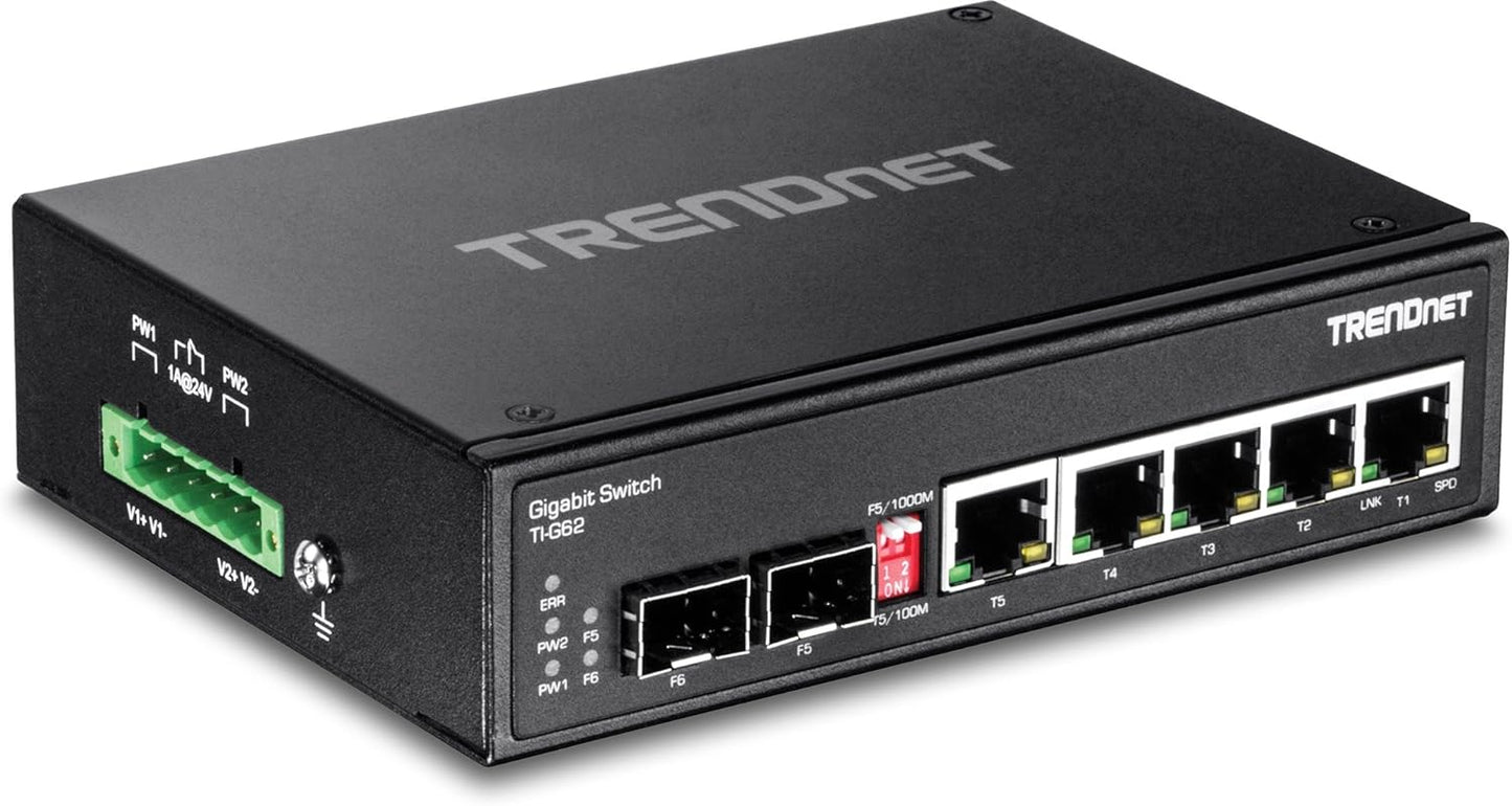 TRENDnet 6-Port Hardened Industrial Gigabit DIN-Rail Switch Review