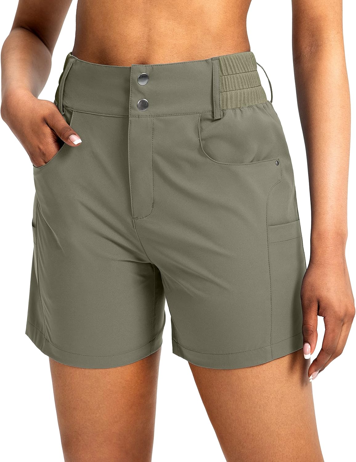 Viodia Women's 5in Hiking Golf Shorts with Pockets for Summer