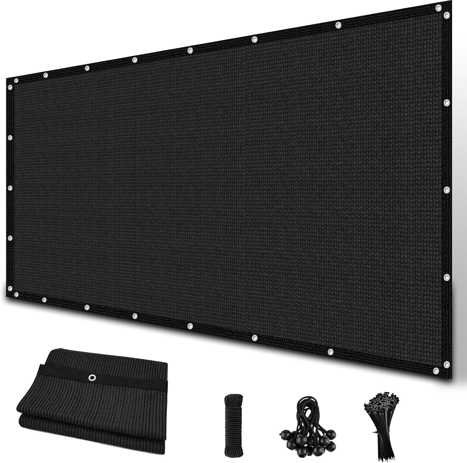 Amagenix Sun Shade Cloth Privacy Screen for Outdoor Spaces