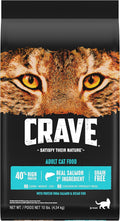 CRAVE Grain Free Adult High Protein Dry Cat Food - Real Salmon
