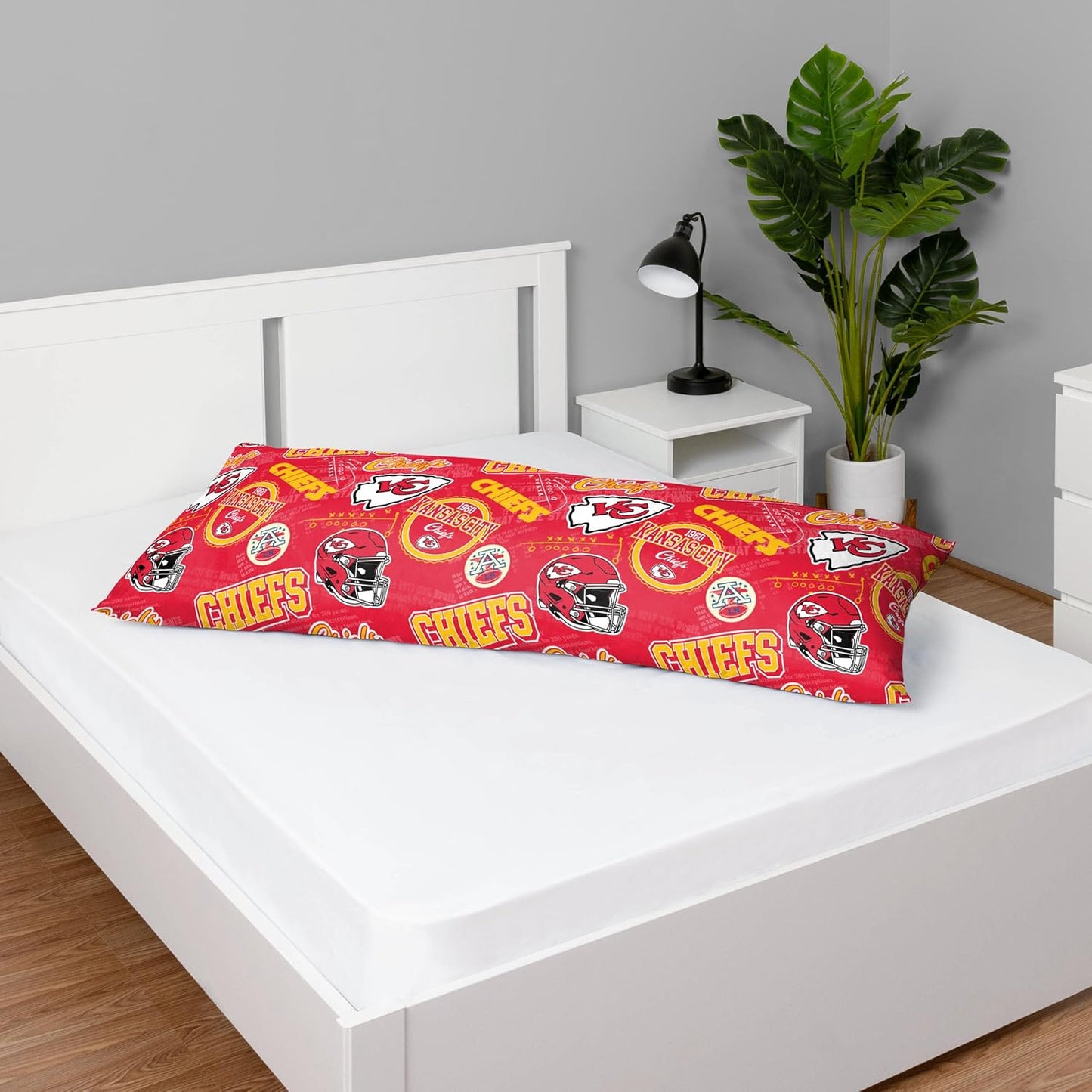 NFL Team Logo Printed Plush Body Pillow for Ultimate Comfort