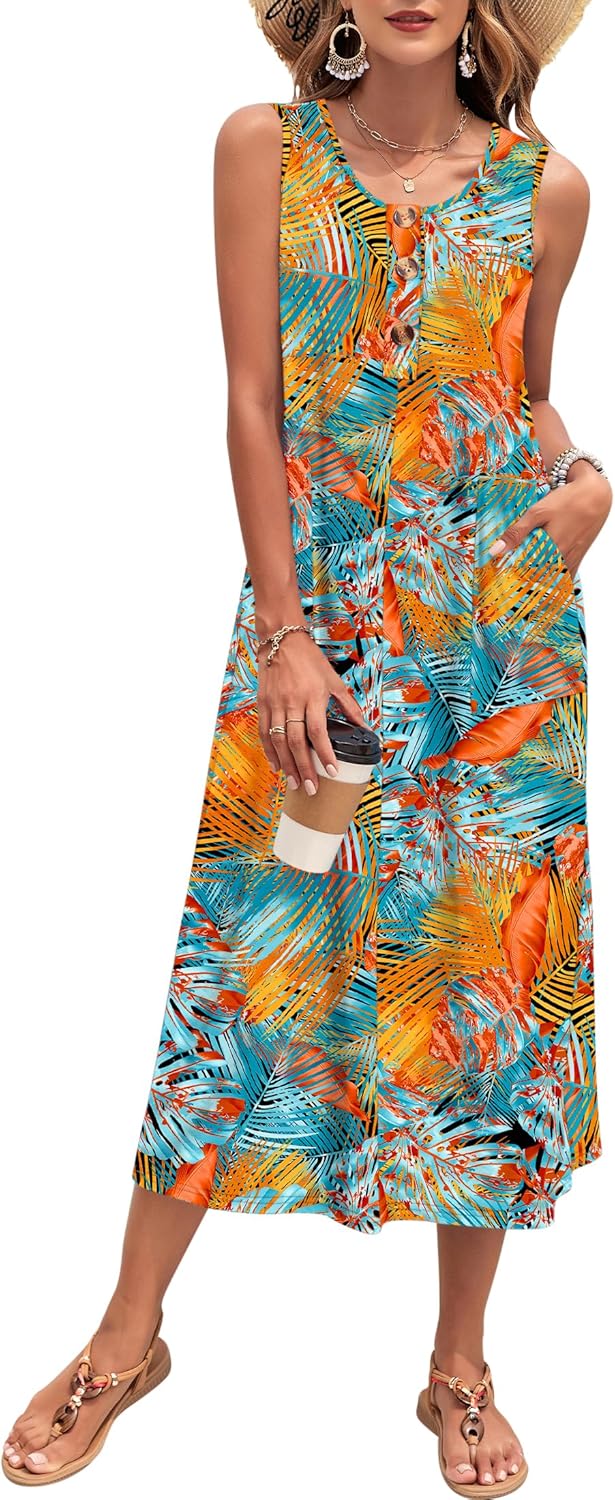 MOLERANI Women's Summer Maxi Dress for Casual Beach Outfits