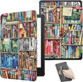 7 in Kindle Paperwhite 12th Gen Case with Hand Strap - Slim PU Cover