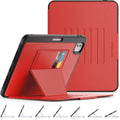 Red Case for iPad Pro 11 in (M4) 2024 - Magnetic Multi-Angle Stand