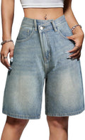 Emmiol Jorts Baggy Jeans Shorts - Relaxed Mid-Low Waist Style