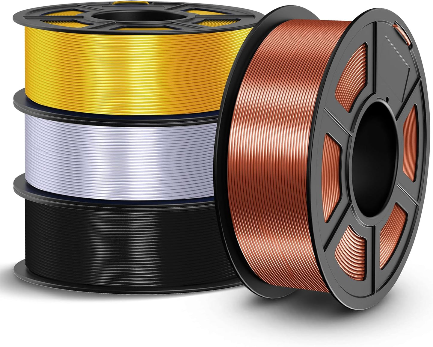 Silk Filament 1.75mm for 3D Printing - Shiny Silk PLA Colors