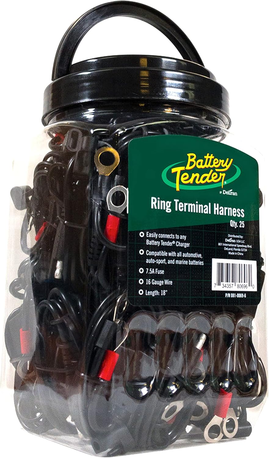 Battery Tender Ring Terminal Harness Cables for Easy Charging