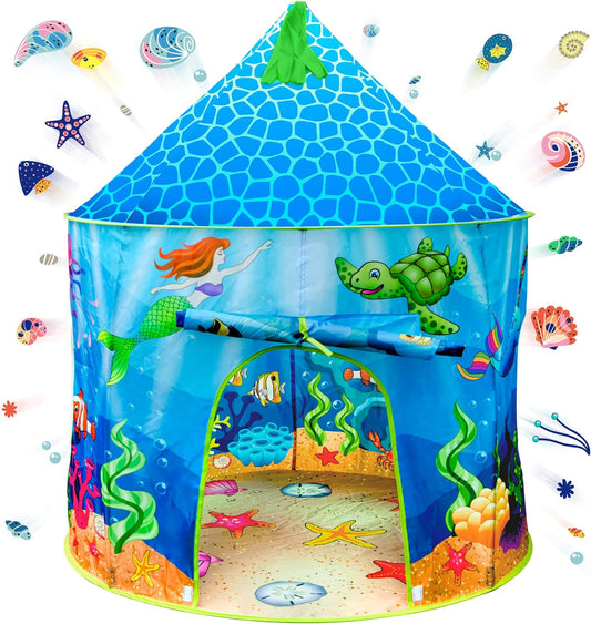 Mermaid Pop Up Kids Tent by USA Toyz