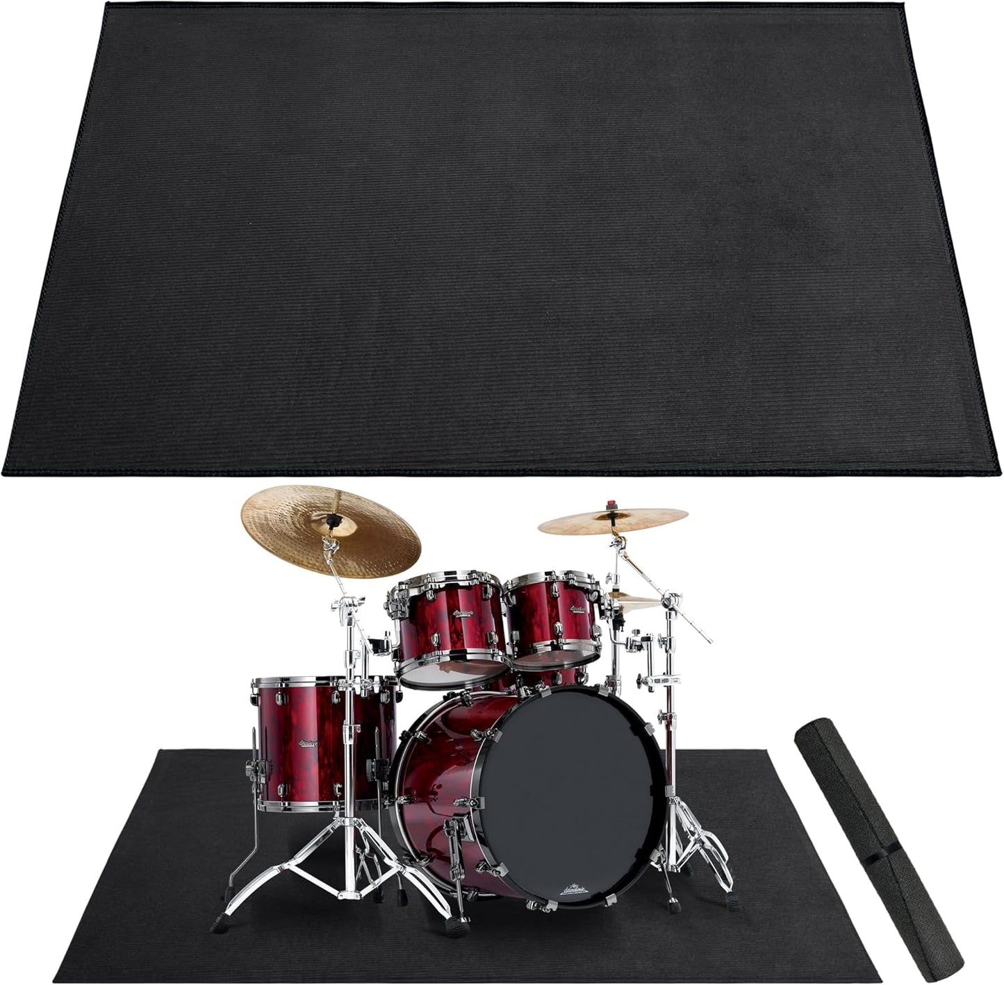 Non-Slip 4 x 6 Ft Drum Rug for Soundproofing and Stability