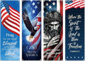 Independence Day Christian Banners 4th of July Church Banners - Large