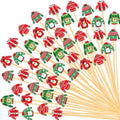 Whaline 120Pcs Ugly Sweater Xmas Cocktail Picks