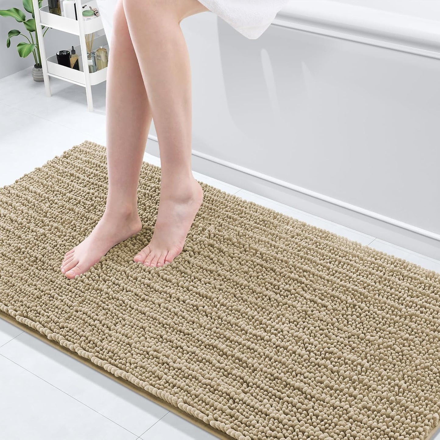 Arotive Luxury Chenille Bathroom Rug Mat for Ultimate Comfort