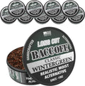 10 Cans BaccOff Classic Wintergreen Long Cut - Realistic Smokeless