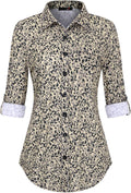 Womens Soft Knitted Button Down Shirt - Stretchy, Comfortable Fit