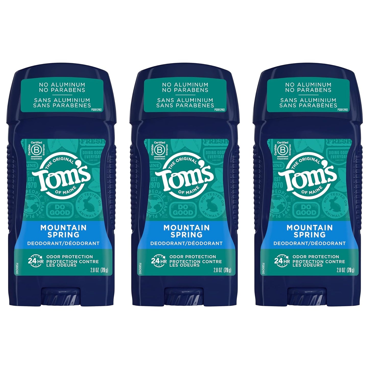Tom's of Maine Natural Deodorant for Men, Mountain Spring