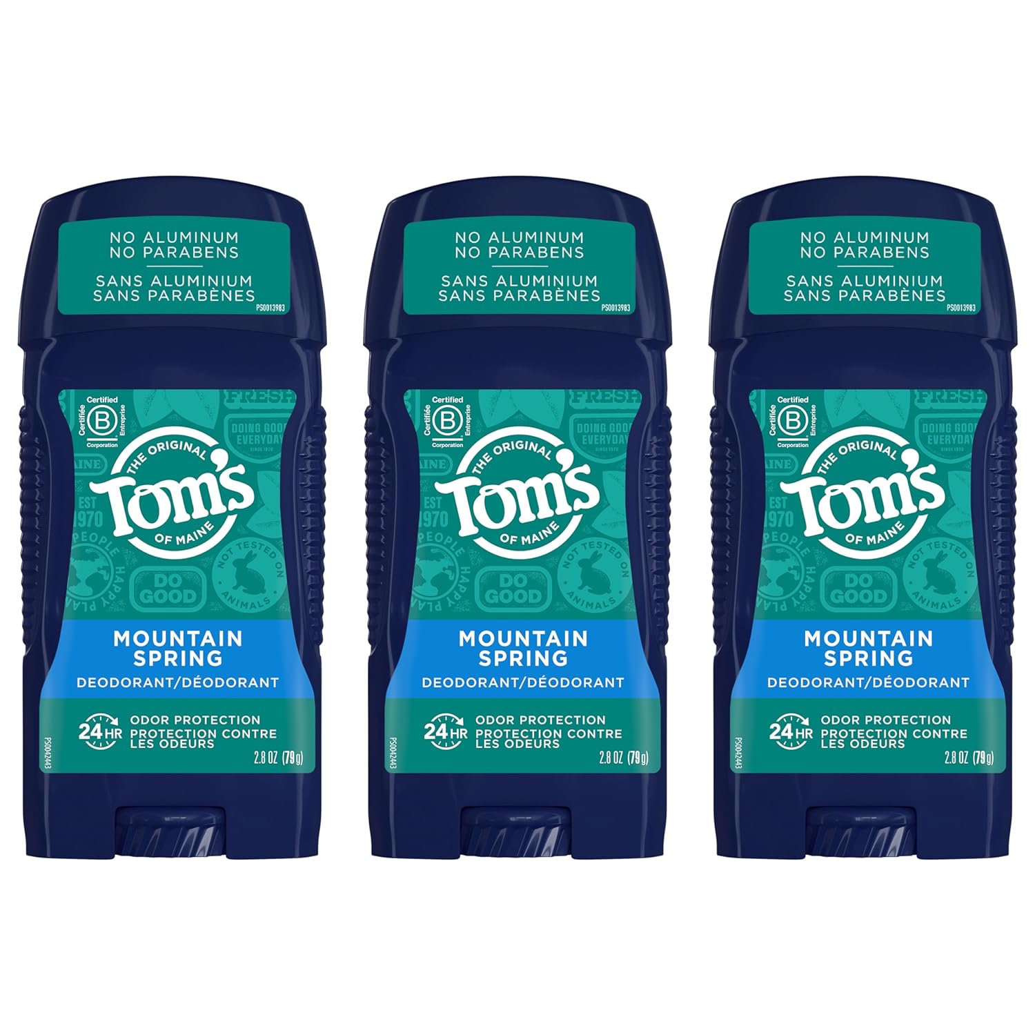 Tom's of Maine Natural Deodorant for Men, Mountain Spring