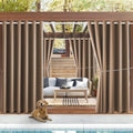 Waterproof Outdoor Curtain W84 x L120 - Thermal Blackout Panels